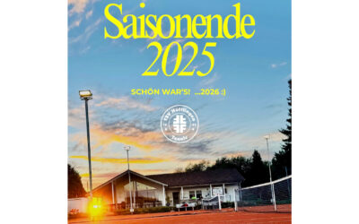 Saisonabschluss mit Muskelkater und Meisterwürde – Tennis sagt Tschüss zu 2025